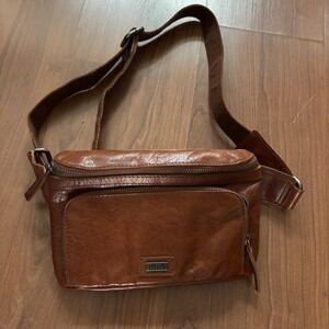 Spikes & Sparrow Leather Belted Waist Bag Fanny Pack Bum Hip Gorpcore Travel